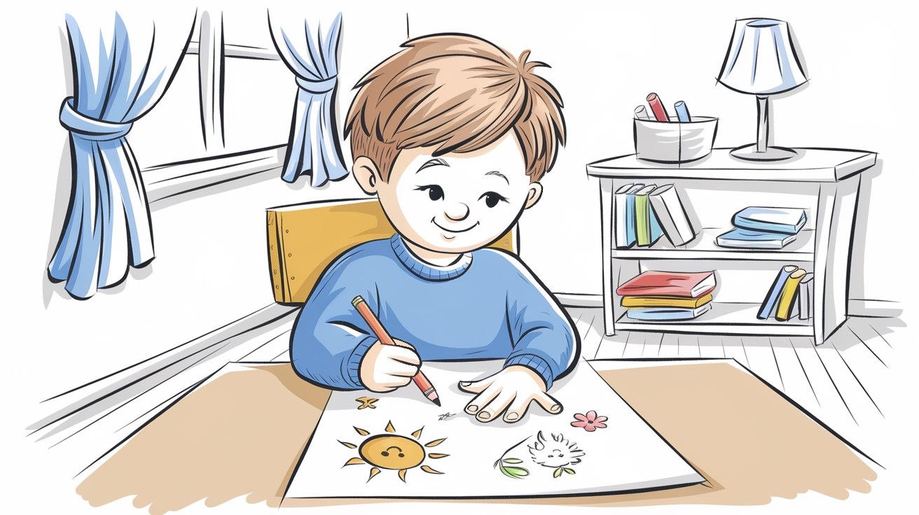 featured image for drawing prompts for kids post